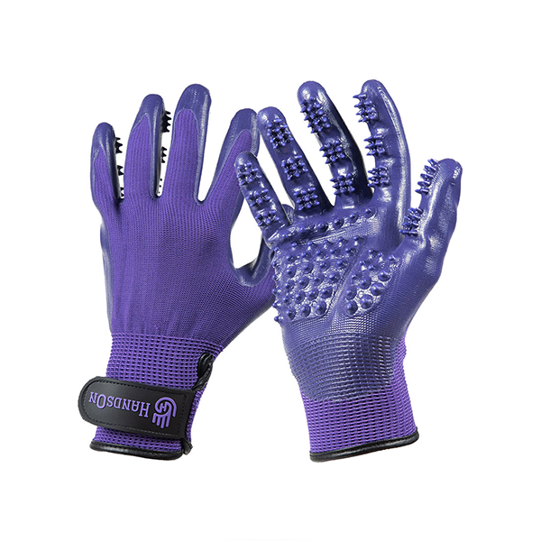 HandsOn Gloves for pet shedding available at FarmVet
