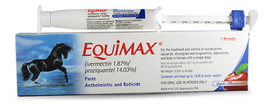 Equimax for deworming available at FarmVet