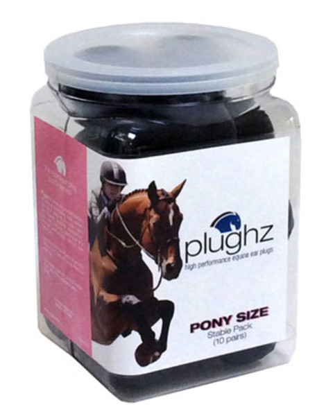 Plugz Pony Size earplugs for Pony Owners available at FarmVet