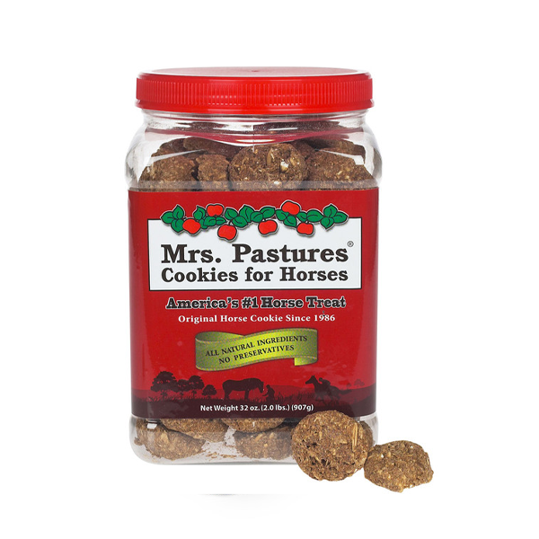 Mrs. Pastures Cookies for Horses at FarmVet for Valentine's Day