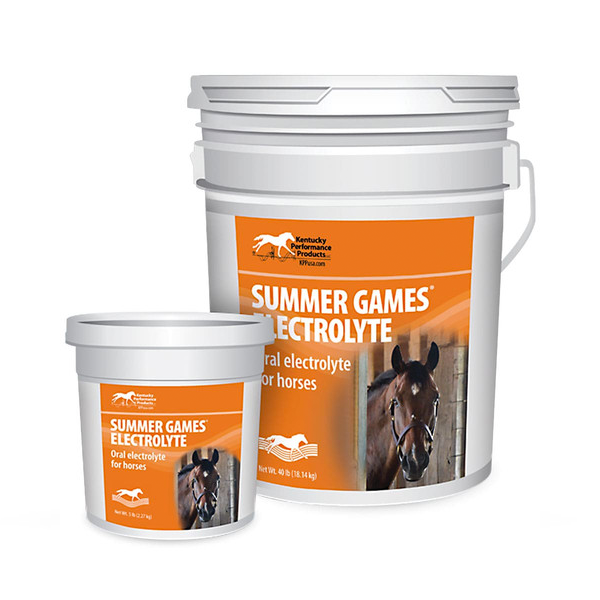 Summer Games Electrolyte for horse cool down and heat stress available at FarmVet