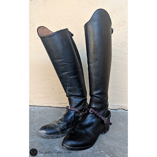 Before and After using Elemental Equine Glycerine Saddle Soap from FarmVet