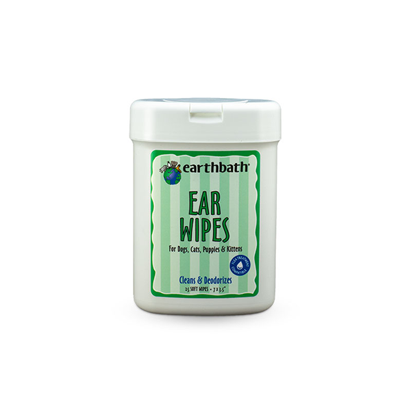 Ear Wipes for pets from earthbath, a small business available at FarmVet