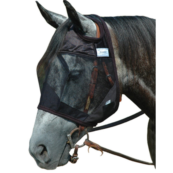 Cashel Quiet Ride Fly Mask for Fall Trail Ride available at FarmVet