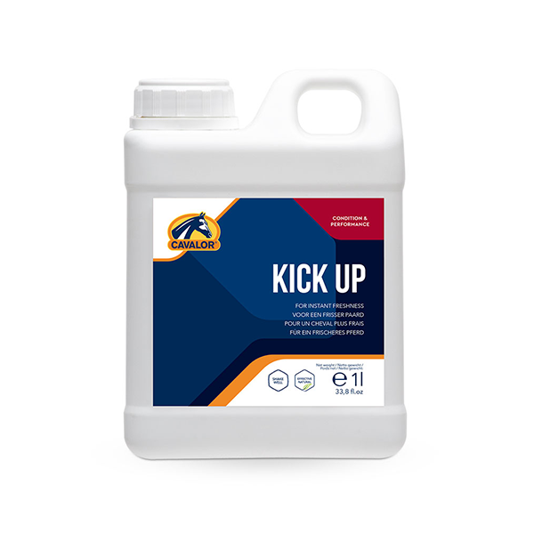 Cavalor Kick Up for show-safe recovery available at FarmVet