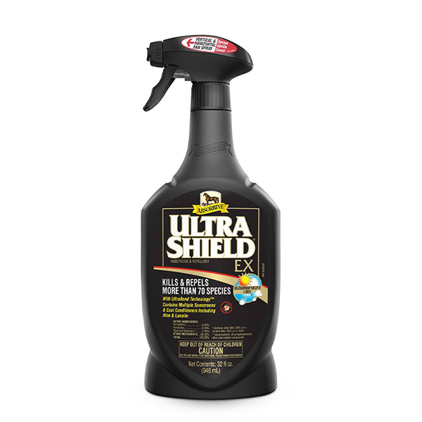 UltraShield EX for show-safe fly spray available at FarmVet