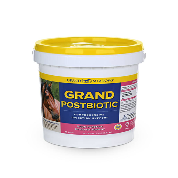 Grand Meadows Postbiotics for digestion for a Hard Keeper available at FarmVet