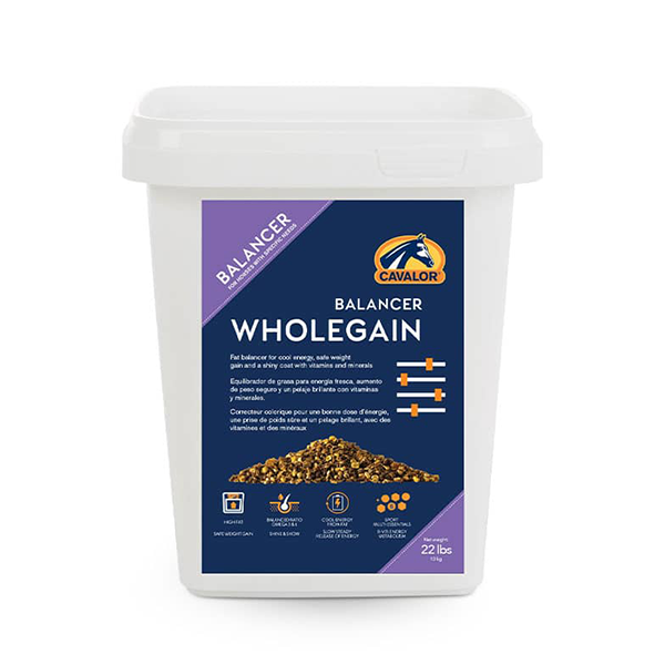 Cavalor WholeGain for weight gain for a Hard Keeper available at FarmVet