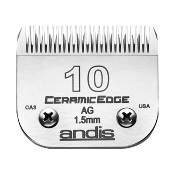 Andis CeramicEdge Size 10 Blades for clipping available at FarmVet
