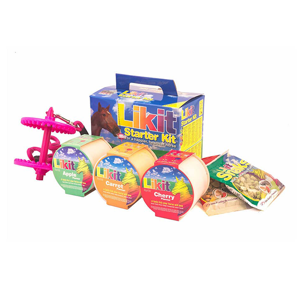 Likit treats and toys for horses during fireworks available at FarmVet