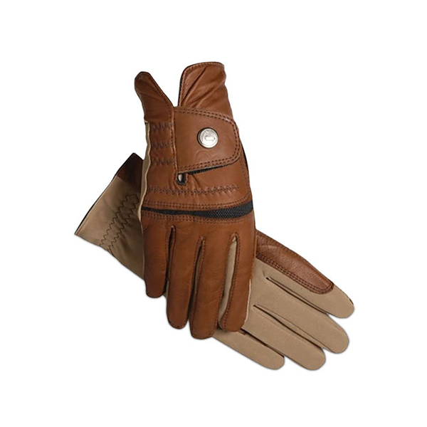 SSG Hybrid Leather Riding Glove for Valentine's Day gifts for horse rider at FarmVet
