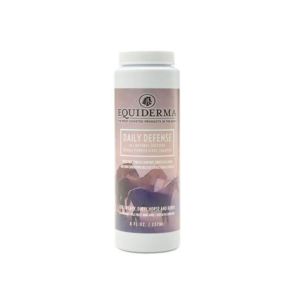 Equiderma Dry Shampoo for winter horse grooming available at FarmVet