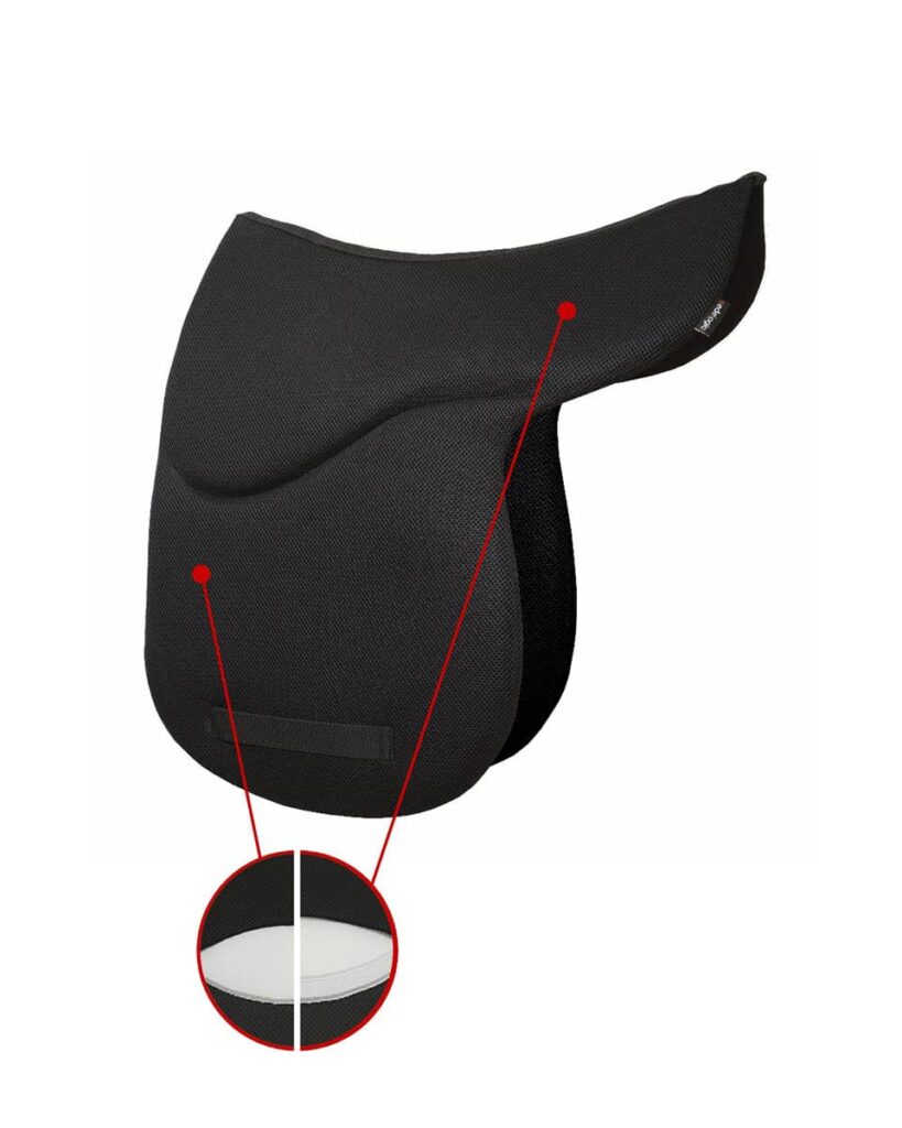 Sedelogic Dressage Contoured saddle pad available at FarmVet