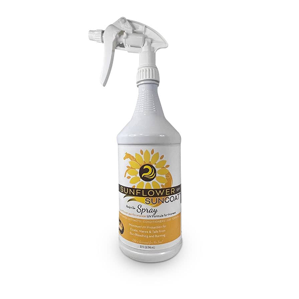 Healthy Haircare Products Sunflower Suncoat for Horses in Summer available at FarmVet