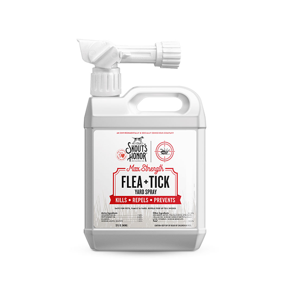 Skout's Honor Max Strength Flea + Tick Yard Spray for Summer with pets available at FarmVet