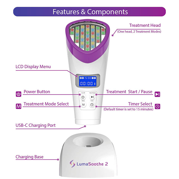 Features of the LumaSoothe 2 Light Therapy Device for Pets Available at FarmVet