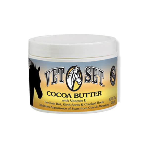 VetSet Cocoa Butter for Scratches treatment in horses available at FarmVet