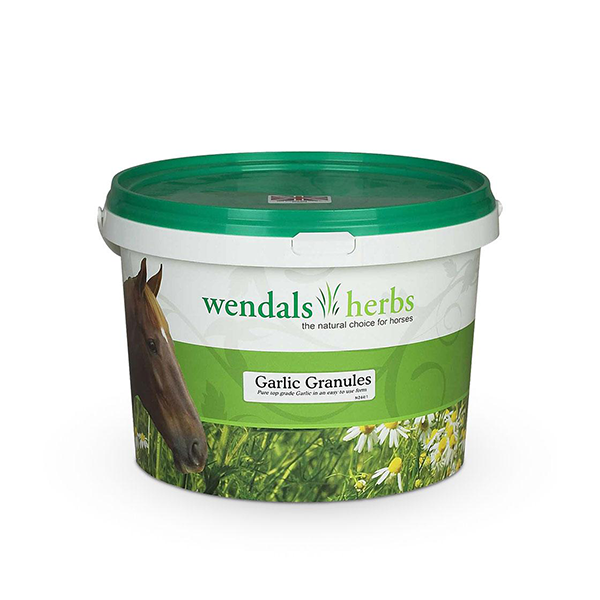 Wendals Herbs Garlic Granules Horse Supplement available at FarmVet