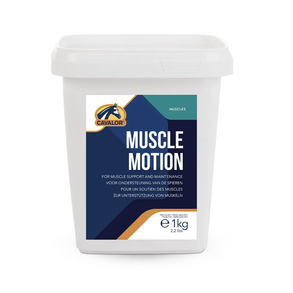 Cavalor Muscle Motion horse summer supplement available at FarmVet