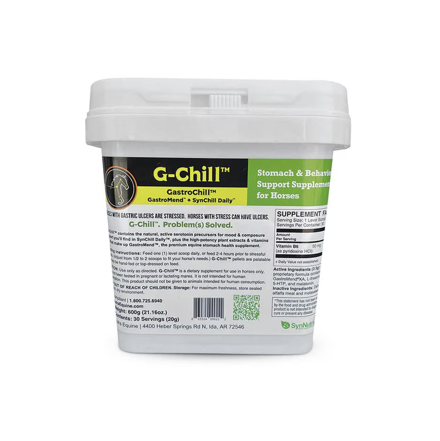 SynChill GastroChill G-Chill for Equine Ulcer Support available at FarmVet